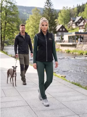 Ženski softshell telovnik ALTISPORT ALW056516 ČRNA