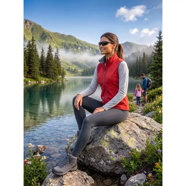  Ženski softshell telovnik ALTISPORT ALW056516 RDEČA 