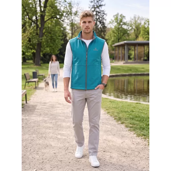  Moški softshell telovnik ALTISPORT ALM006517 TEMNO TURKIZNA 
