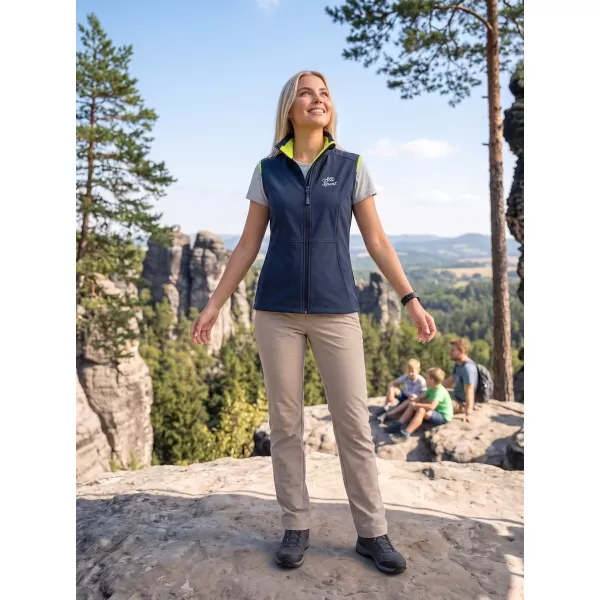  Ženski softshell telovnik ALTISPORT ALW056516 MORNARSKO MODRA 