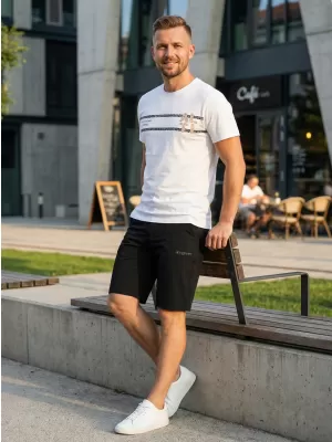 Moške kratke hlače ALTISPORT ELOF MPAT527 ČRNA