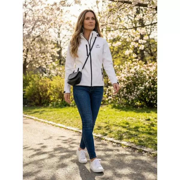  Ženska softshell jakna ALTISPORT ALW056521 BELA 