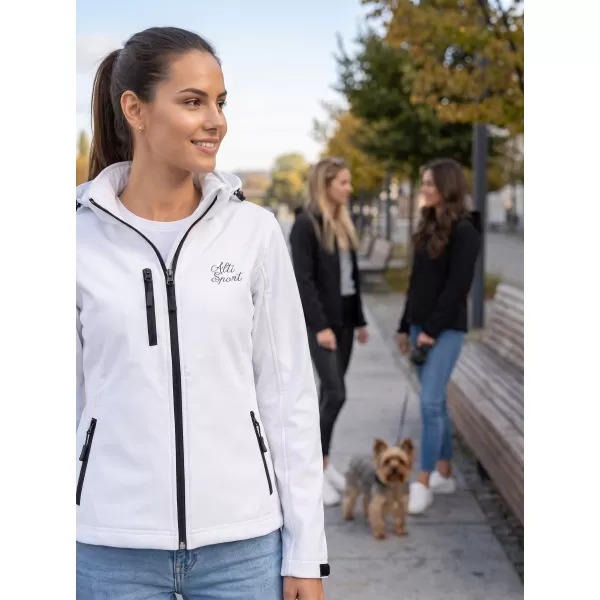  Ženska softshell jakna ALTISPORT ALW056521 BELA 