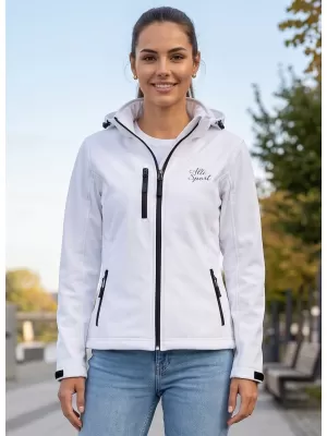 Ženska softshell jakna ALTISPORT ALW056521 BELA