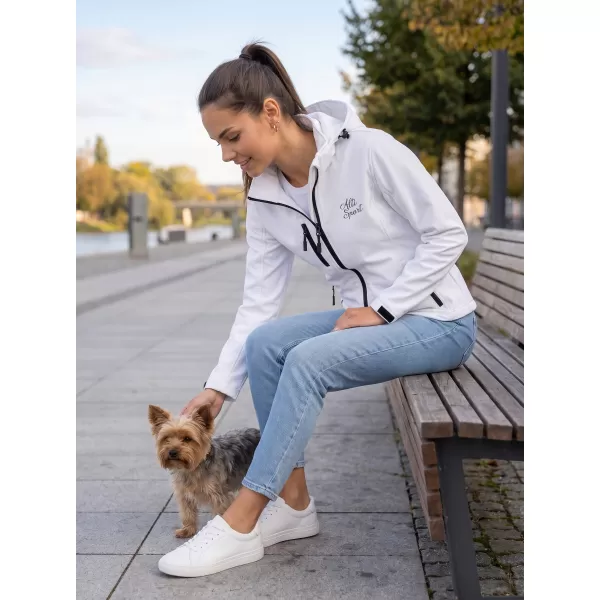  Ženska softshell jakna ALTISPORT ALW056521 BELA 