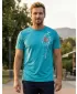 Pánské funkční triko ALTISPORT CARRYOVER ALM027124 TYRKYSOVÁ