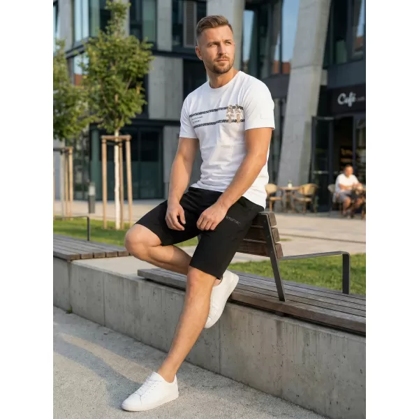  Moške kratke hlače ALTISPORT ELOF MPAT527 ČRNA 