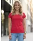 Dámské premium triko ALTISPORT CARRYOVER ALW065154 FORMULA RED