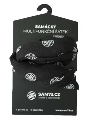 Večnamenski šal SAM 73 SAMUEL UN 101 ČRNA