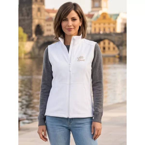  Ženski softshell telovnik ALTISPORT ALW056516 BELA 