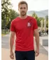 Pánské funkční triko ALTISPORT CARRYOVER ALM027124 ČERVENÁ