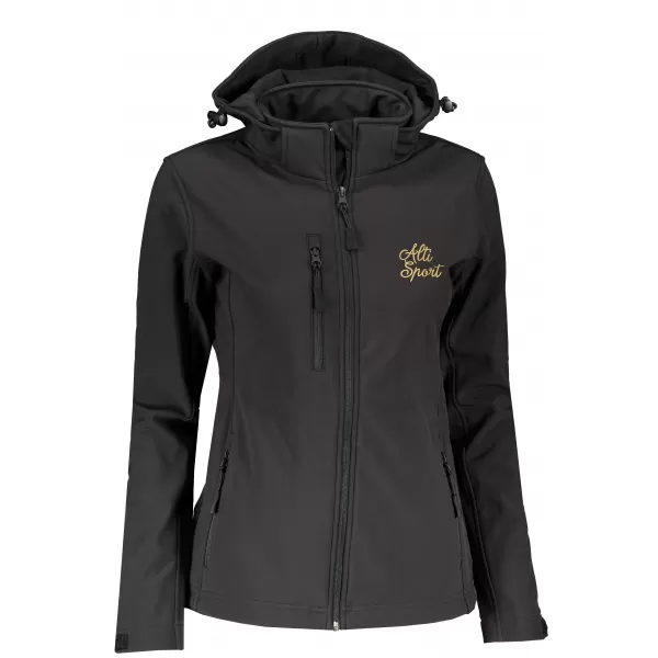  Ženska softshell jakna ALTISPORT ALW056521 ČRNA 