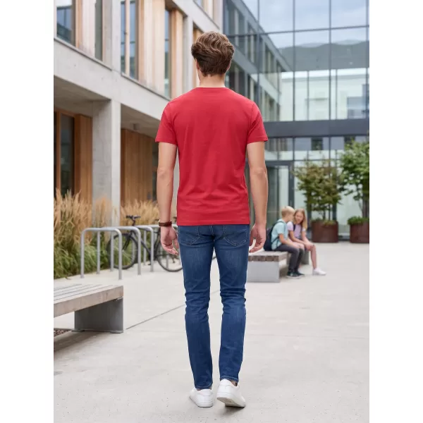  Pánské premium triko ALTISPORT CARRYOVER ALM065153 FORMULA RED 