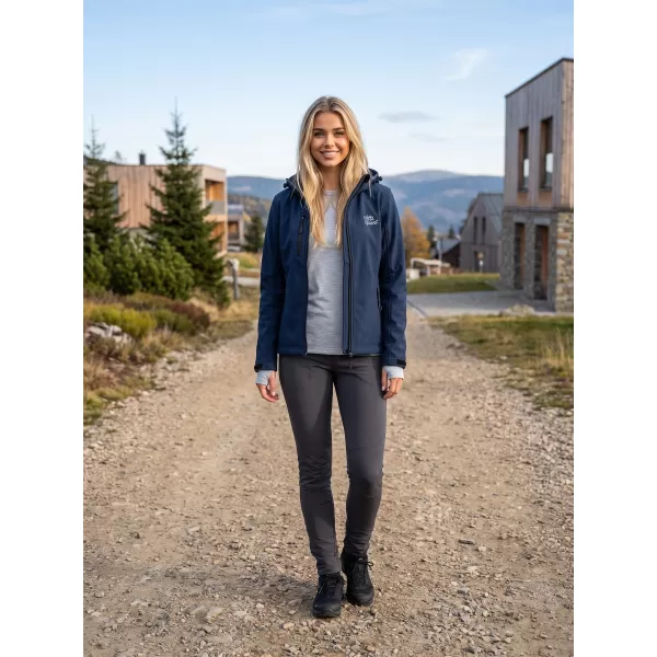  Ženska softshell jakna ALTISPORT ALW056521 MORNARSKO MODRA 