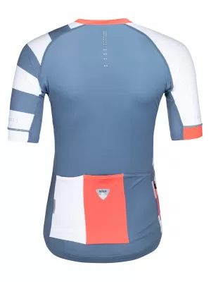 Ženski kolesarski dres KILPI WILD-W PL0044KI MODRA