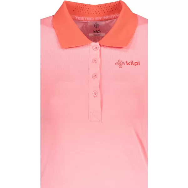  Ženska funkcionalna majica KILPI COLLAR-W PL0113KI SVETLO ROZA 