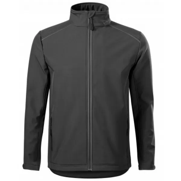  Moška softshell jakna MALFINI VALLEY 536 JEKLENO SIVA 