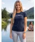 Dámské funkční triko ALTISPORT CARRYOVER ALW001140 NÁMOŘNÍ MODRÁ