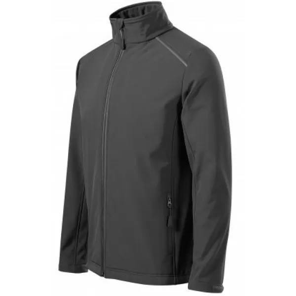  Moška softshell jakna MALFINI VALLEY 536 JEKLENO SIVA 