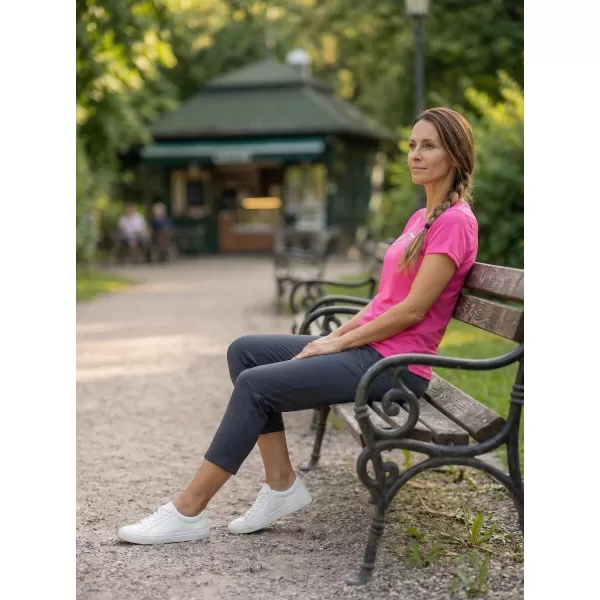  Dámské funkční triko ALTISPORT CARRYOVER ALW001140 NEON PINK 