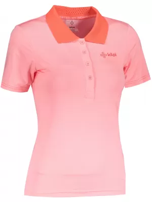 Ženska funkcionalna majica KILPI COLLAR-W PL0113KI SVETLO ROZA