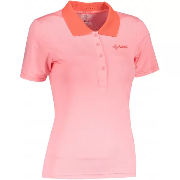  Ženska funkcionalna majica KILPI COLLAR-W PL0113KI SVETLO ROZA 