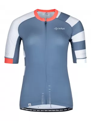 Ženski kolesarski dres KILPI WILD-W PL0044KI MODRA