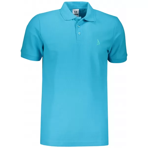  Moška premium majica z ovratnikom ALTISPORT ALM002203 TURKIZNA 