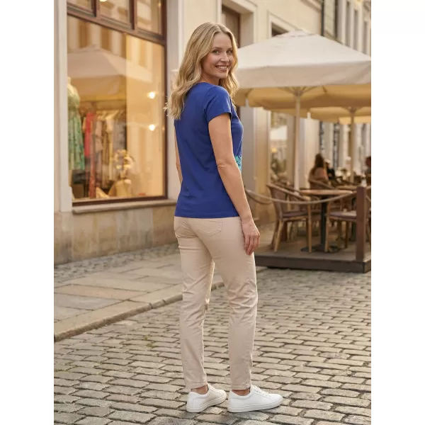 Ženska majica s kratkimi rokavi ALTISPORT ALW108162 KRALJEVSKO MODRA 