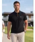 Moška premium majica z ovratnikom ALTISPORT ALM002203 ČRNO IN BELO