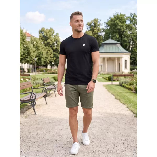  Pánské premium triko ALTISPORT CARRYOVER ALM065153 ČERNOBÍLÁ 