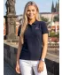 Ženska majica s kratkimi rokavi z ovratnikom ALTISPORT ALW056210 MORNARSKO MODRA