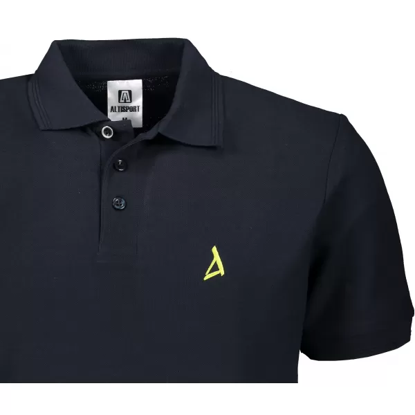 Moška premium majica z ovratnikom ALTISPORT ALM002203 MORNARSKO MODRA 