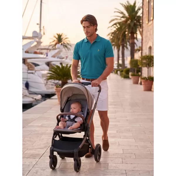  Moška premium majica z ovratnikom ALTISPORT ALM002203 TEMNO TURKIZNA 