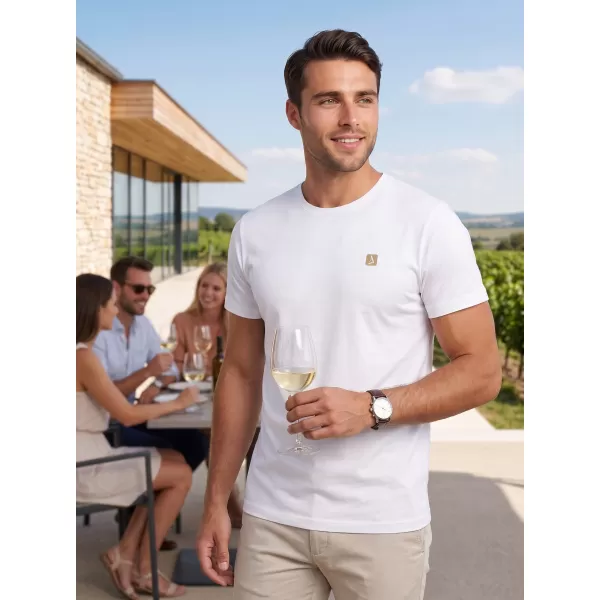  Pánské premium triko ALTISPORT CARRYOVER ALM065153 BÍLOZLATÁ 