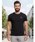 Pánské premium triko ALTISPORT CARRYOVER ALM065153 ČERNOČERVENÁ
