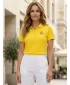 Ženska majica s kratkimi rokavi z ovratnikom ALTISPORT ALW056210 RUMENA