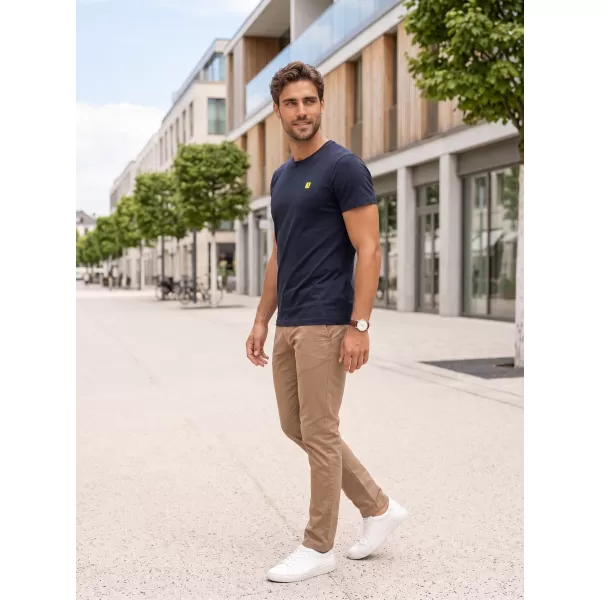  Pánské premium triko ALTISPORT CARRYOVER ALM065153 NÁMOŘNÍ MODRÁ/ZELENÁ 