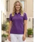 Dámské triko s límečkem ALTISPORT CARRYOVER ALW065210 FIALOVÁ