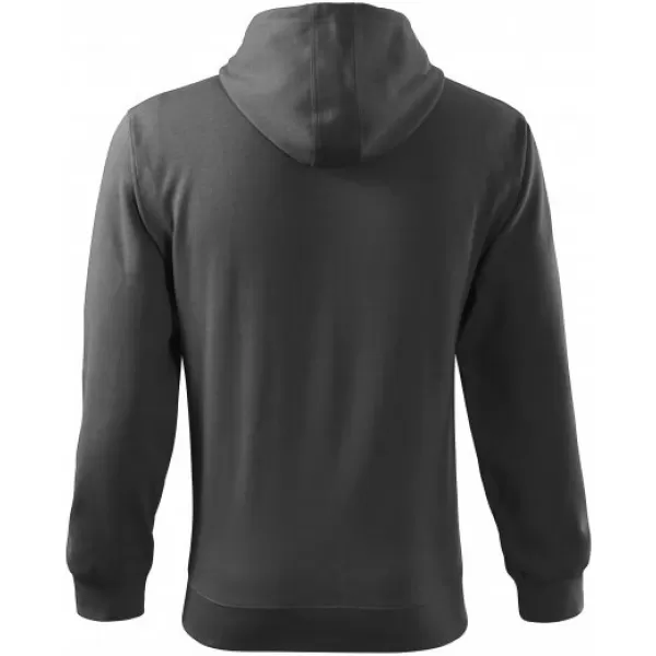  Moški pulover MALFINI TRENDY ZIPPER 410 JEKLENO SIVA 