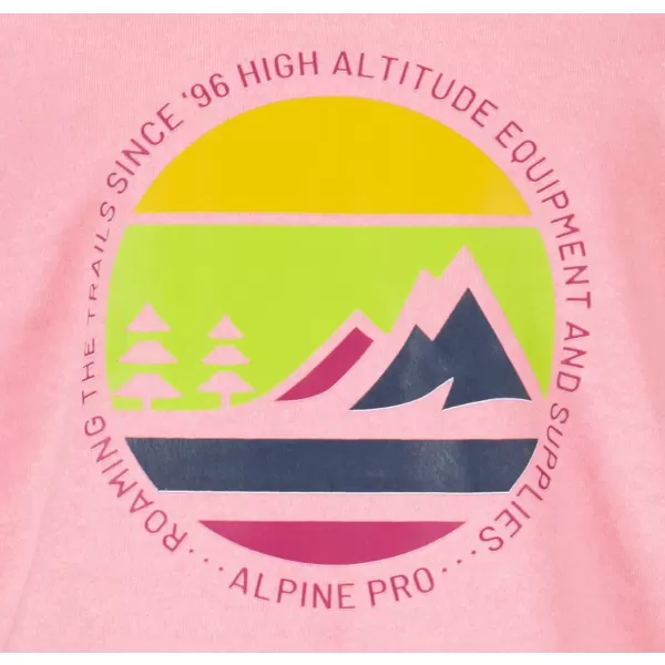  Otroška trenirka ALPINE PRO RONDO KSWU168 VIJOLIČNA 