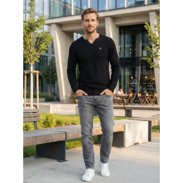  Moški pulover ALTISPORT SWEK MPLU108 ČRNA 
