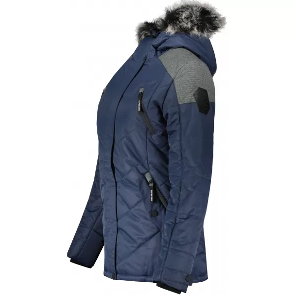  Ženska zimska jakna ALPINE PRO ICYBA 7 LJCU456 TEMNO MODRA 