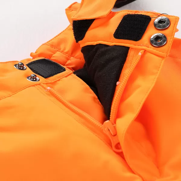  Otroške smučarske hlače ALPINE PRO ANIKO 5 KPAU239 ORANŽNA 
