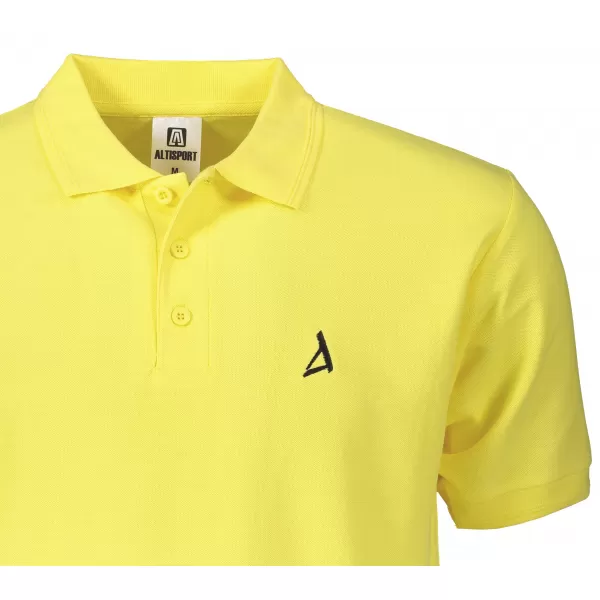  Moška premium majica z ovratnikom ALTISPORT ALM002203 LIMONA 