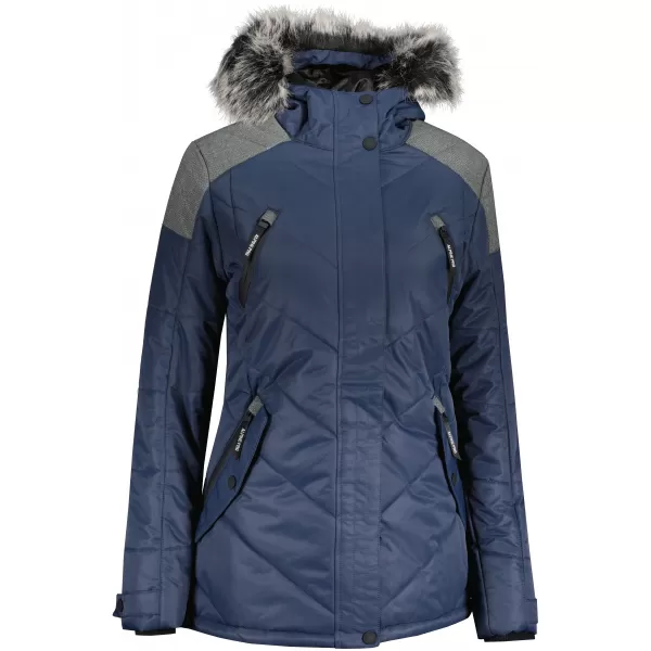  Ženska zimska jakna ALPINE PRO ICYBA 7 LJCU456 TEMNO MODRA 