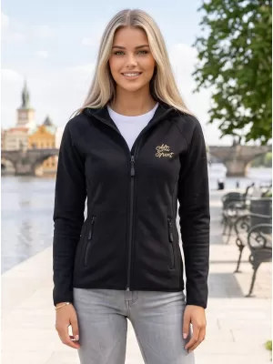 Ženski premium pulover ALTISPORT ALW056418 ČRNA