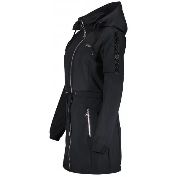  Ženski softshell plašč KIXMI MALAYA ČRNA 