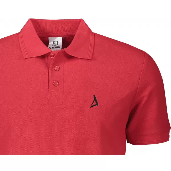  Moška premium majica z ovratnikom ALTISPORT ALM002203 RDEČA 