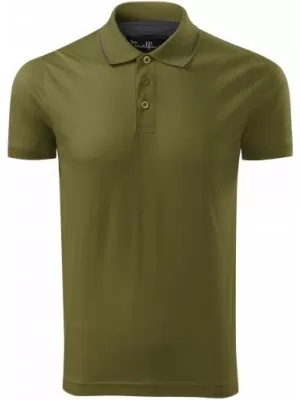 Moška majica s kratkimi rokavi z ovratnikom MALFINI PREMIUM GRAND 259 AVOKADO ZELENA